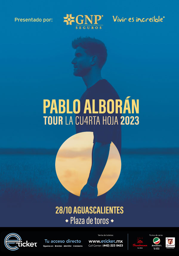 PABLO ALBORÁN TOUR LA CU4RTA HOJA 2023 Plaza de Toros Monumental