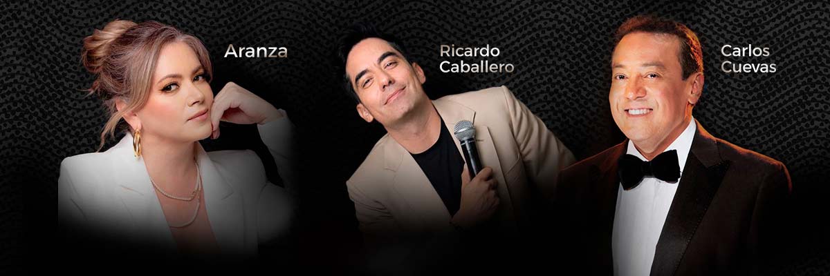 CARLOS CUEVAS, ARANZA Y RICARDO CABALLERO    