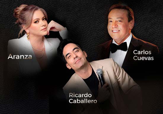 CARLOS CUEVAS, ARANZA Y RICARDO CABALLERO    