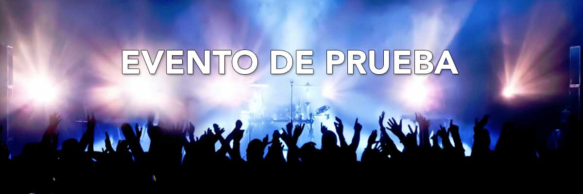 EVENTO PARA PRUEBAS - SOLO