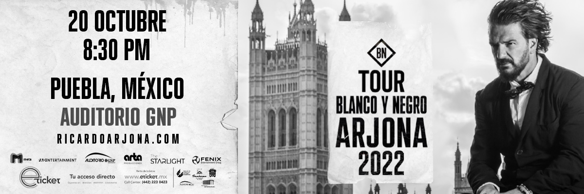 TOUR  BLANCO Y NEGRO ARJONA 2022