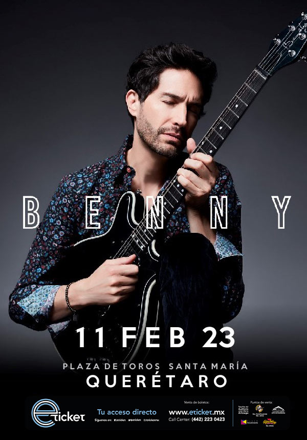 BENNY IBARRA EN CONCIERTO Plaza Santa María SANTIAGO DE QUERÉTARO