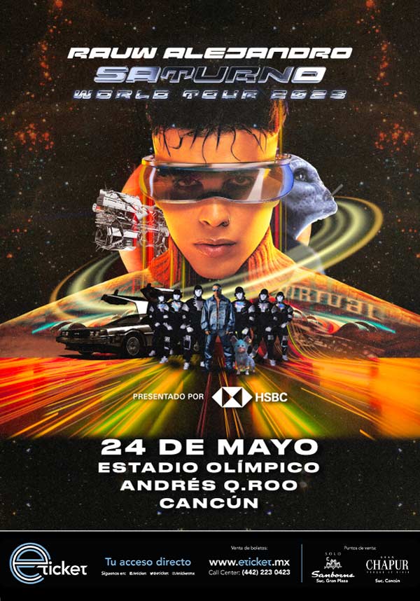 RAUW ALEJANDRO Estadio Olímpico Andrés Quintana Roo CANCÚN