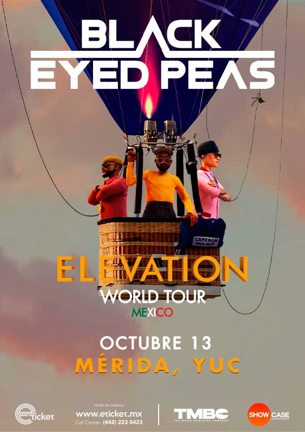 ELEVATION WORLD TOUR BLACK EYED PEAS Foro GNP Seguros MÉRIDA