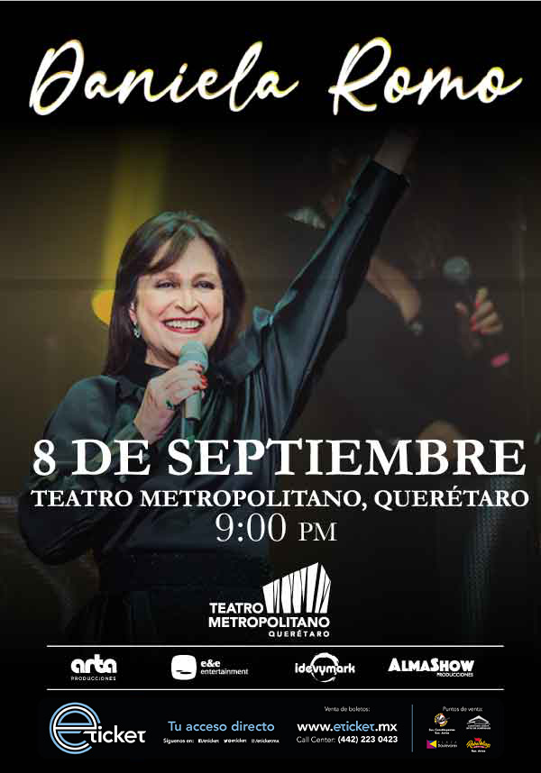 DANIELA ROMO : Teatro Metropolitano : SANTIAGO DE QUERÉTARO ...
