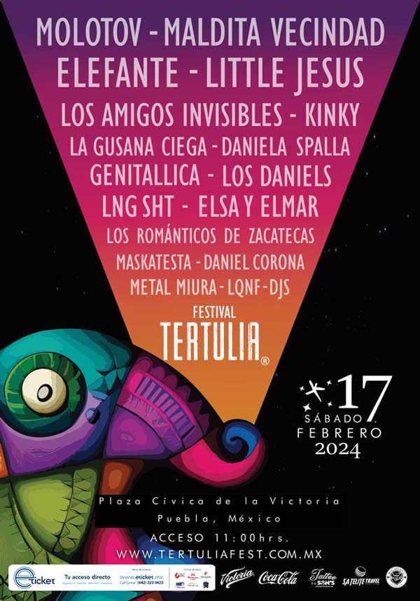 FESTIVAL TERTULIA Plaza Cívica de La Victoria PUEBLA Información
