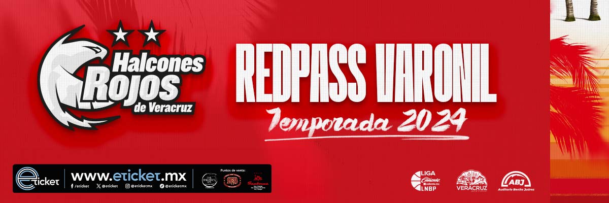 RED PASS VARONIL - HALCONES ROJOS DE VERACRUZ - 2024