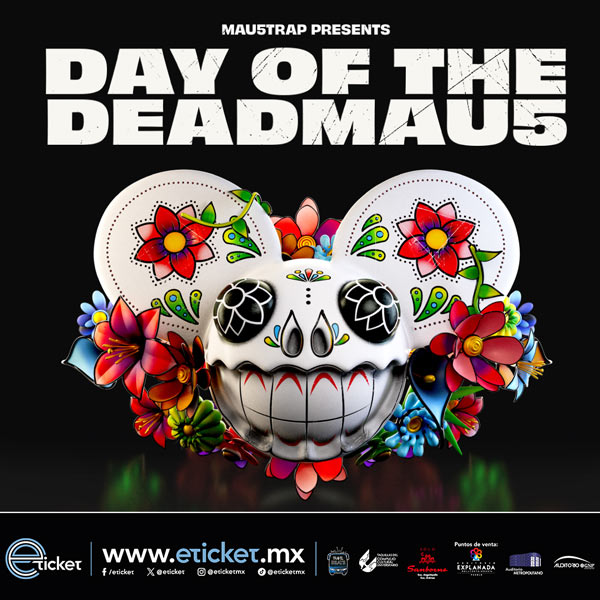 DAY OF DEADMAU5 : Explanada del Complejo Cultural Universitario ...