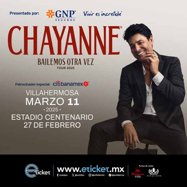 CHAYANNE TOUR - BAILEMOS OTRA VEZ TOUR 2025 : Estadio Centenario 27 de ...