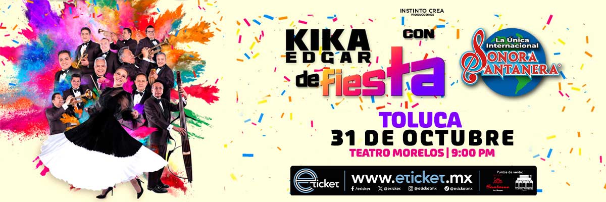 KIKA EDGAR DE FIESTA CON LA NICA INTERNACIONAL SONORA SANTANERA 