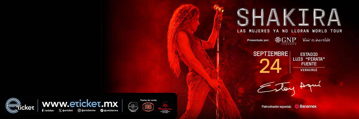 SHAKIRA - LAS MUJERES YA NO LLORAN WORLD TOUR