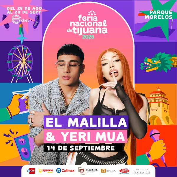 TEATRO DEL PUEBLO - EL MALILLA Y YERI MUA : Feria de Tijuana, Parque Morelos : TIJUANA : Información del evento - Compra tus Boletos - México