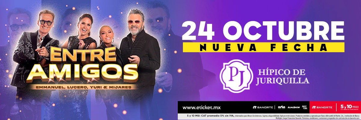 ENTRE AMIGOS - EMMANUEL, LUCERO, YURI Y MIJARES