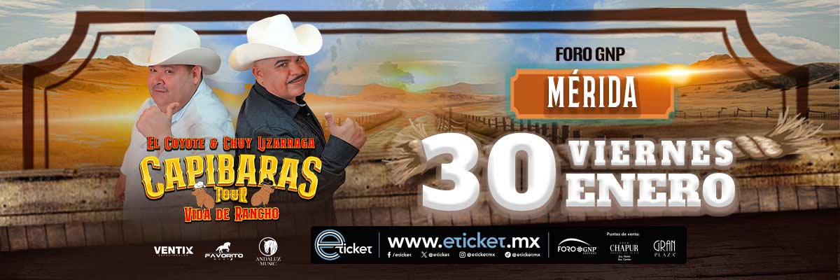 CAPIBARAS TOUR CHUY LIZARRAGA Y EL COYOTE