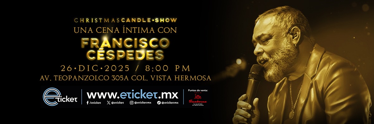 CHRISTMAS CANDLE SHOW UNA CENA NTIMA CON FRANCISCO CSPEDES