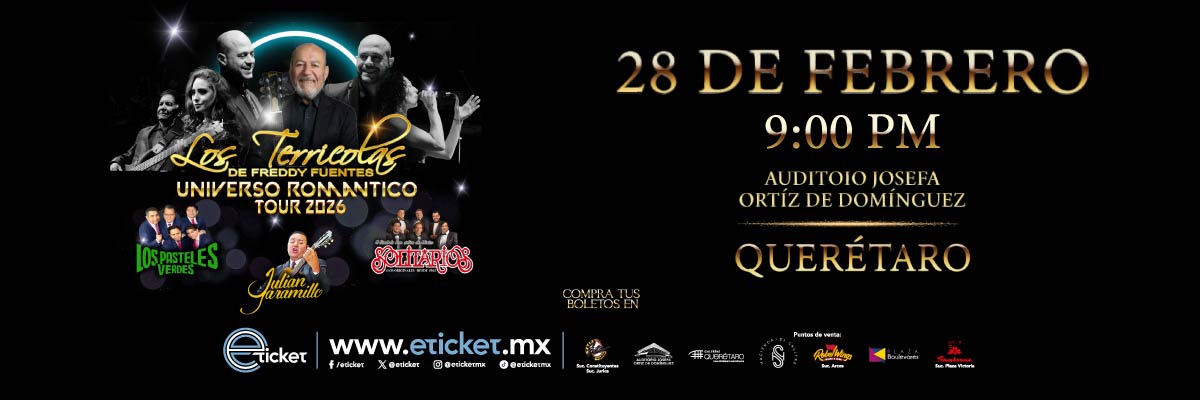 LOS TERRICOLAS - UNIVERSO ROM�NTICO TOUR 2026