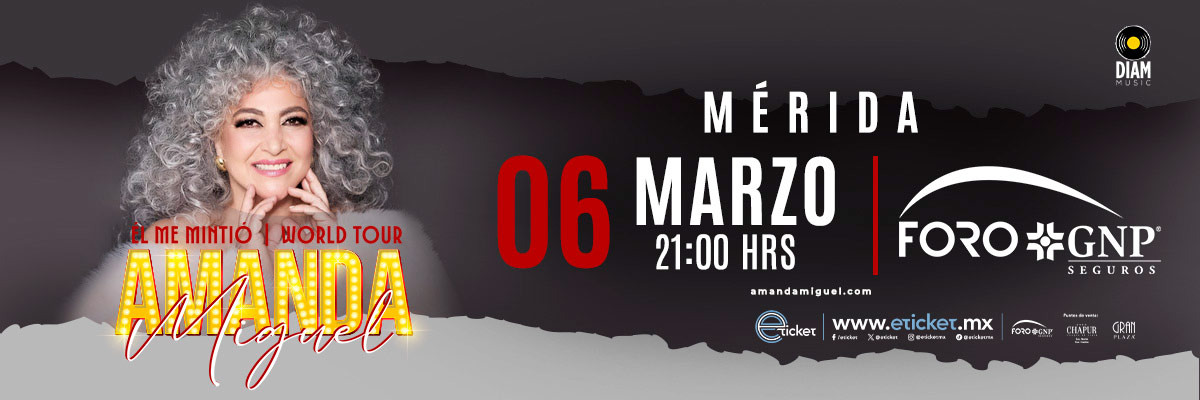 AMANDA MIGUEL - �L ME MINTI� - WORLD TOUR