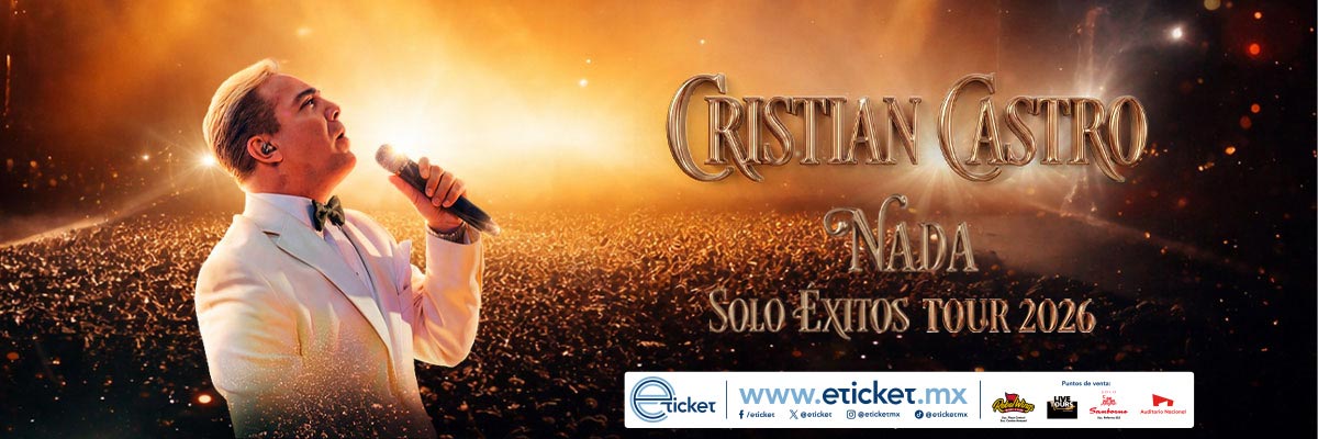 CRISTIAN CASTRO NADA SOLO �XITOS TOUR 2026