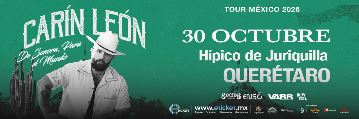 TOUR M�XICO 2026 - CARIN LE�N - DE SONORA PARA EL MUNDO 