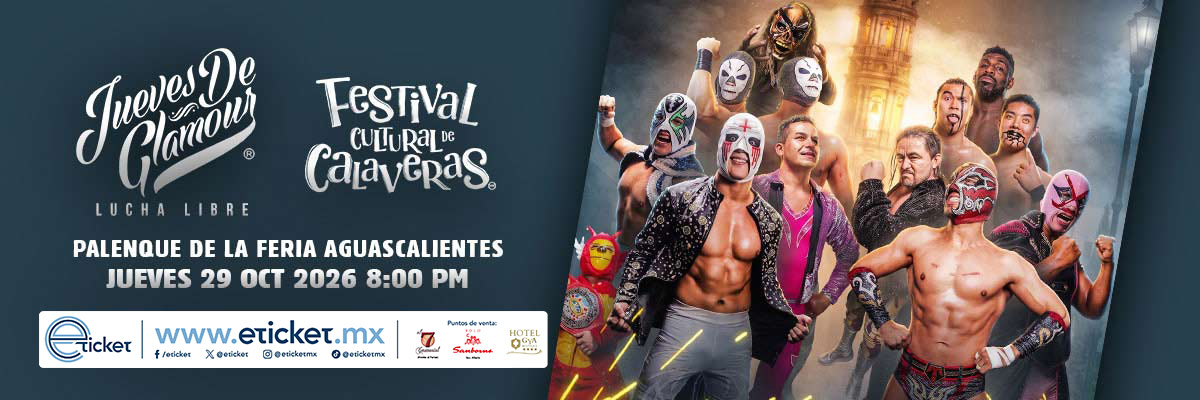 LUCHA LIBRE CMLL - JUEVES DE GLAMOUR - FESTIVAL CULTURAL DE CALAVERAS