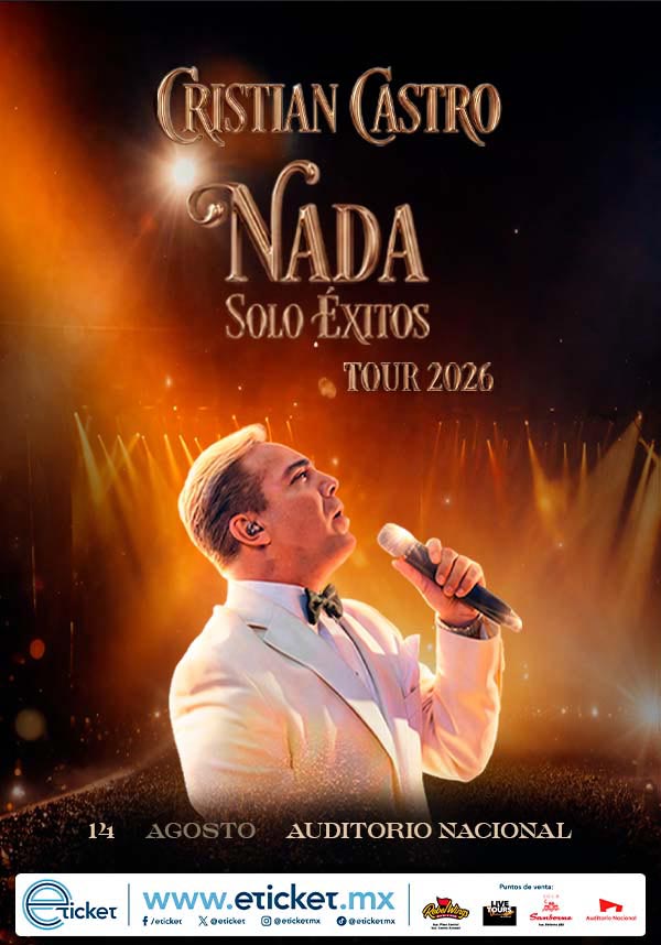 CRISTIAN CASTRO NADA SOLO ÉXITOS TOUR 2026