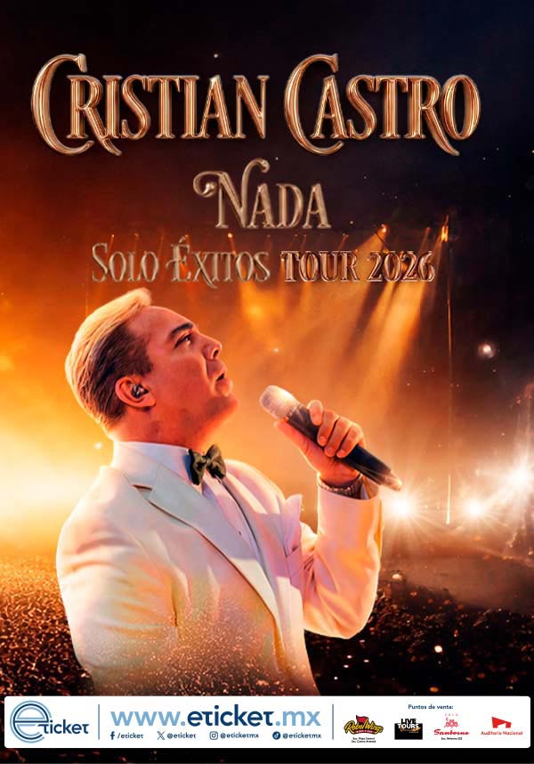 CRISTIAN CASTRO NADA SOLO ÉXITOS TOUR 2026