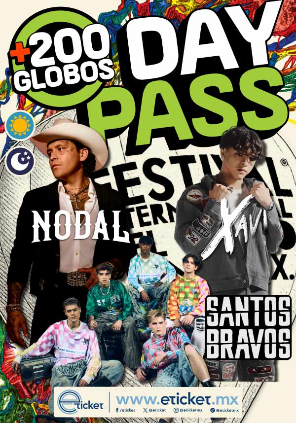 Day Pass Dom 15 Nov - Tu Boleto Más Completo! Despegue de + 200 Globos + Santos Bravos y Acceso Vespertino para la Noche Magíca + Noal y Xavi
