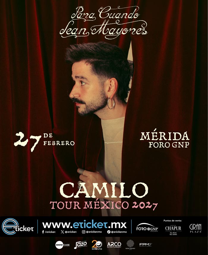 Source image — CAMILO - MÉXICO TOUR 2026
