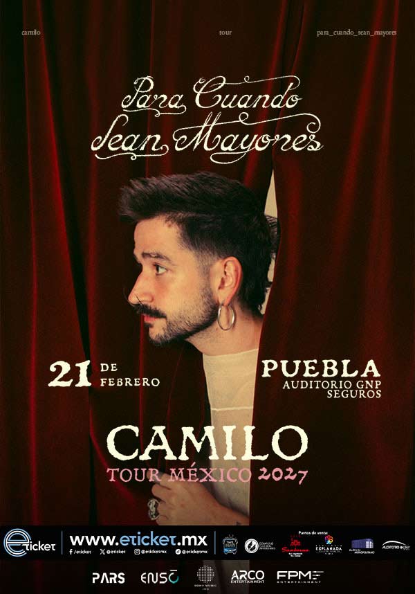 Source image — CAMILO - MÉXICO TOUR 2026